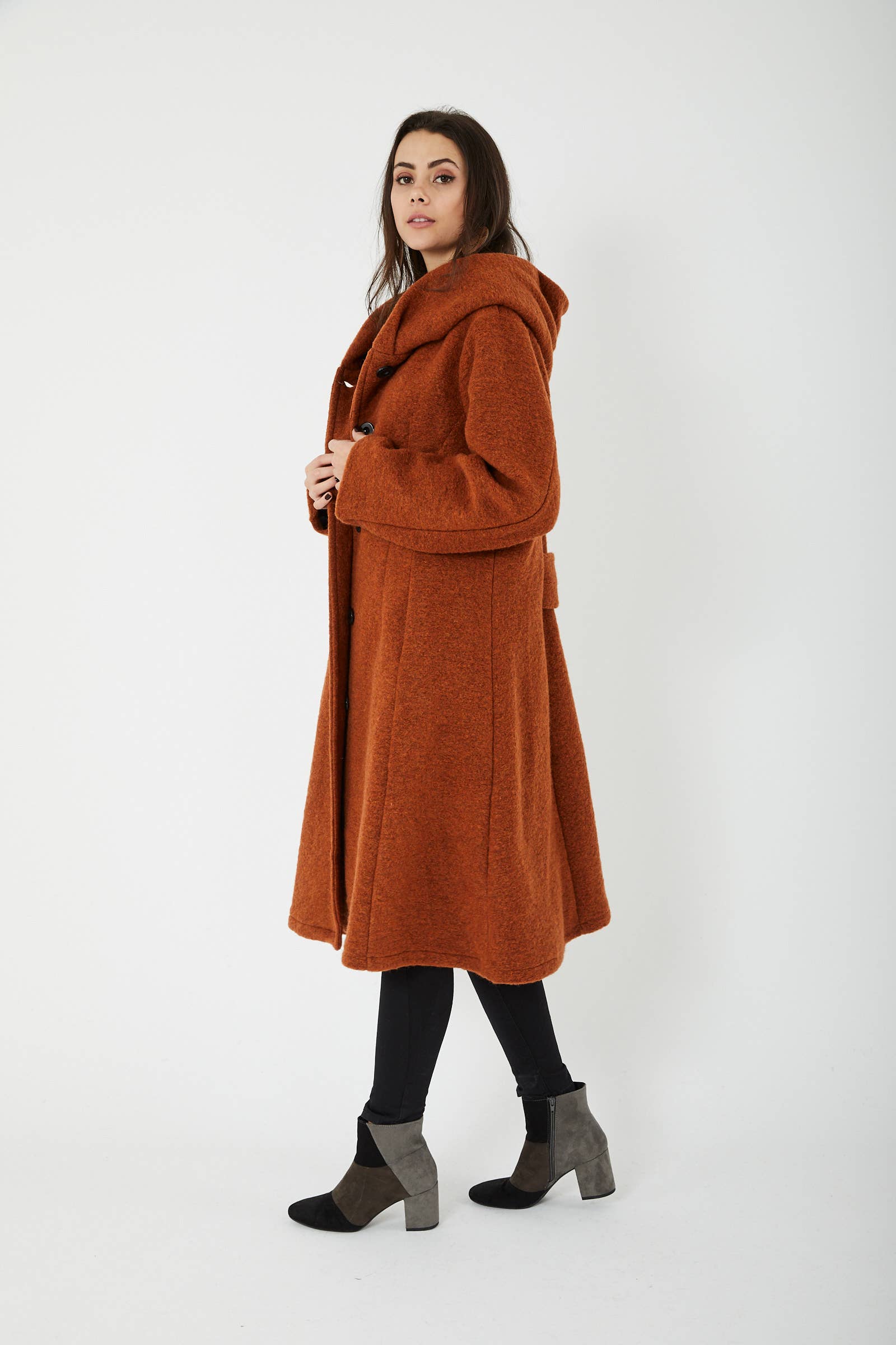 ORNELLA PARIS - Wholesale Coat - Women's - BLL-M4206 wool blend coat26