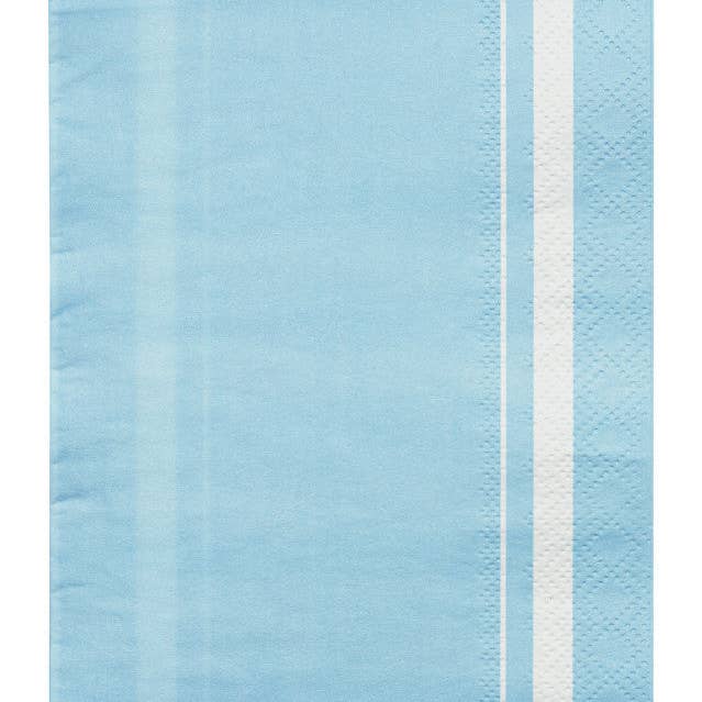 Gästetuch Scalloped Edge Himmelblau/20 Stück für den Großhandel von Sophistiplate