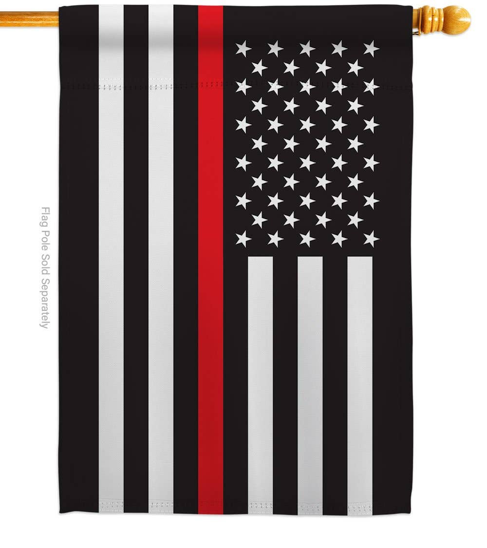 Two Group Flag Co - Wholesale Flag - Thin Red Line First Responders Firefighter USA Decor Flag1