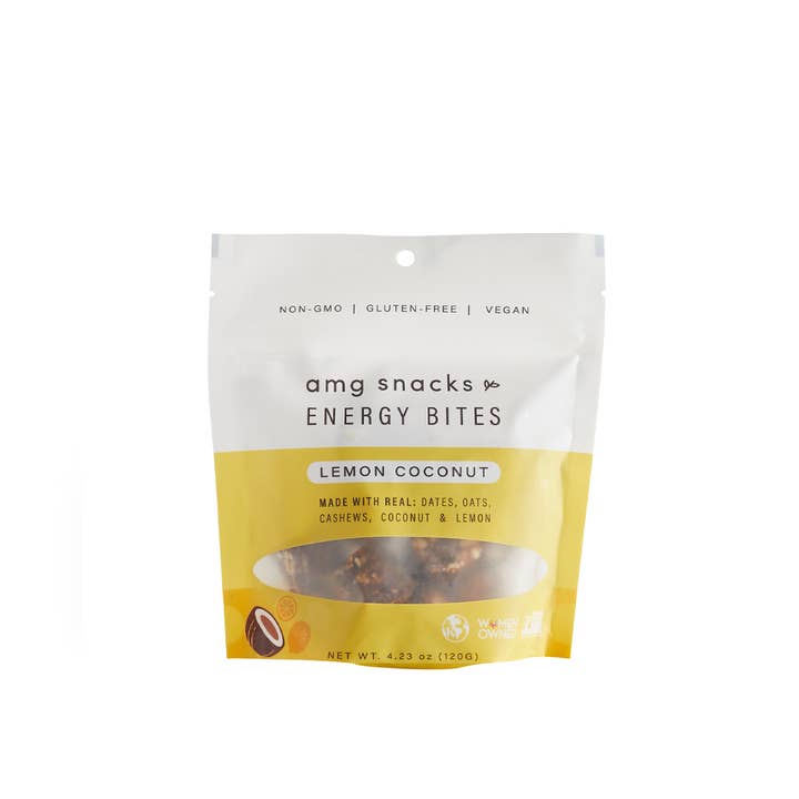 AMG Snacks - Wholesale Snack Bar - Lemon Coconut Energy Bite