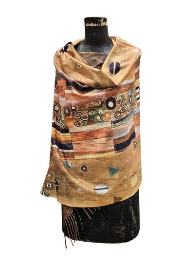 Access by Mediterranean Concepts - Wholesale Scarf - Women's - Gustav Klimt The Kiss and Gustav Klimt Frieze Scarf  5