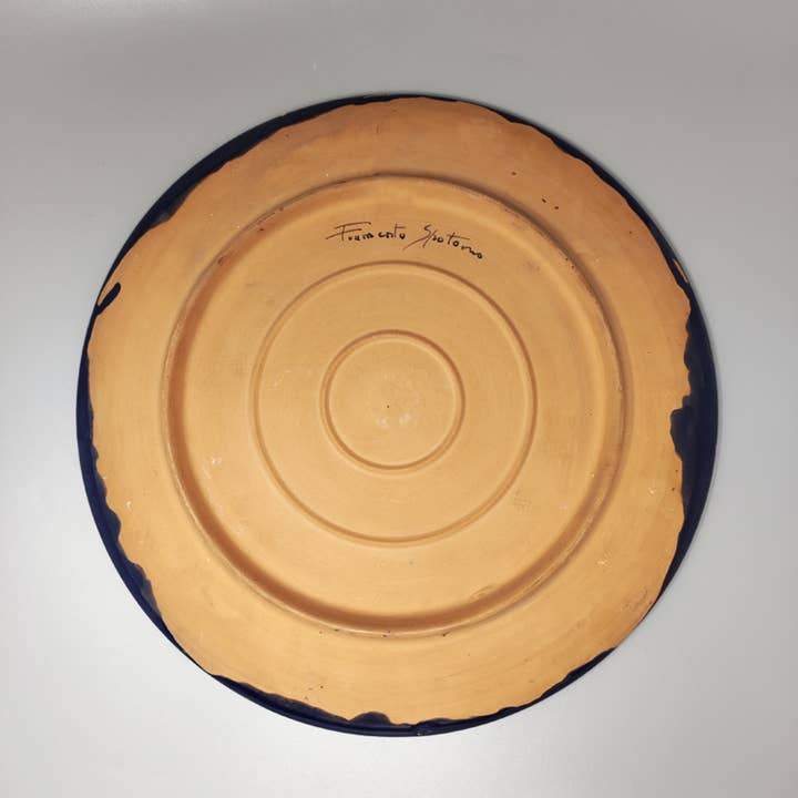 MadInteriorArt – Engroshandel Pyntetallerken/skål – 1970'erne Gorgeous Dekorative Plated eller Centerpiece af Frumento3