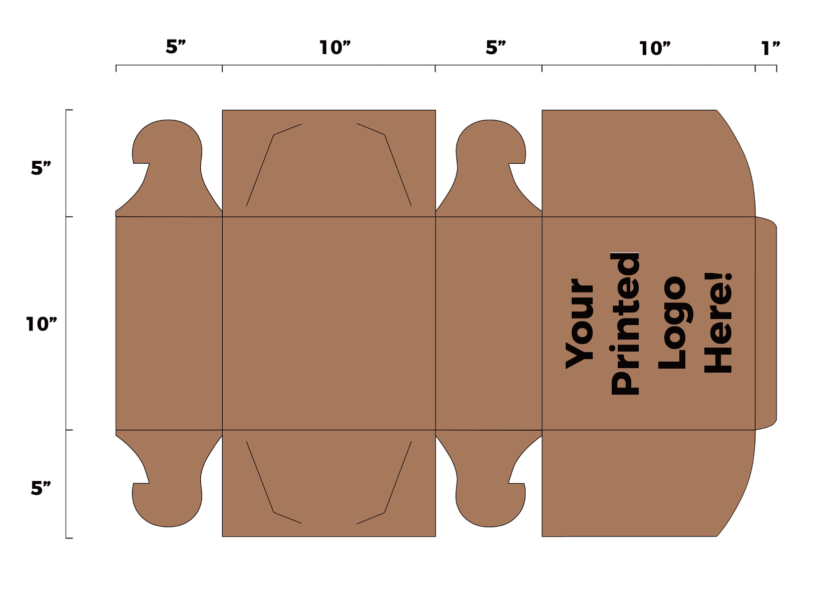 Kis Paper - Wholesale Gift Box - Custom Print Kraft Bakery Box 10x10x5 inches3
