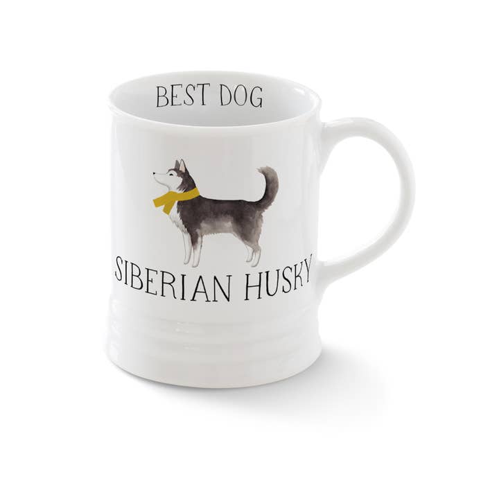 Petshop by Fringe Studio - Wholesale Coffee Mug - STONEWARE MUG SIBERIAN HUSKY