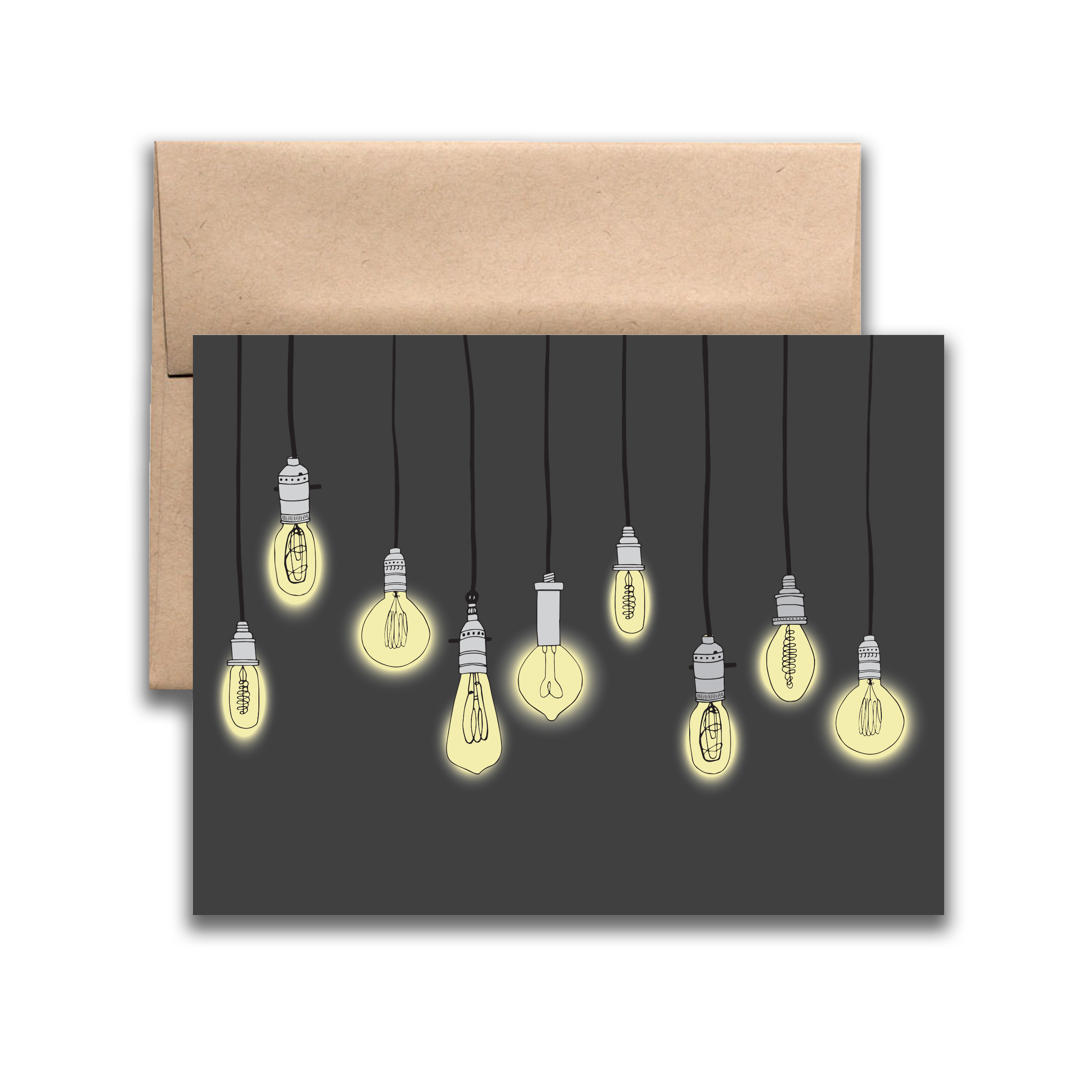 REMOVED BRAND - Wholesale Everyday Greeting Card - Light Bulbs Any Occasion Greeting Card0