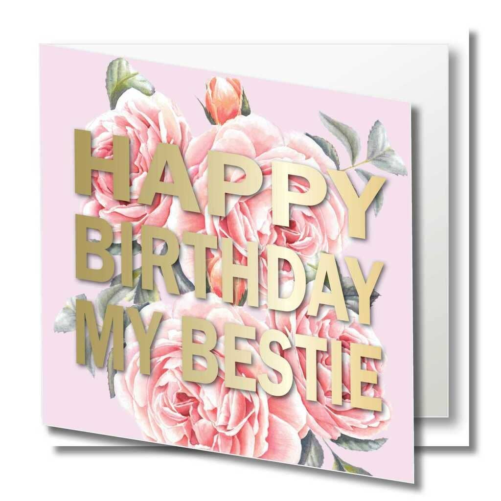 Zaquarella - Vendita all'ingrosso Biglietti di auguri - Biglietto di auguri - Buon compleanno My Bestie0