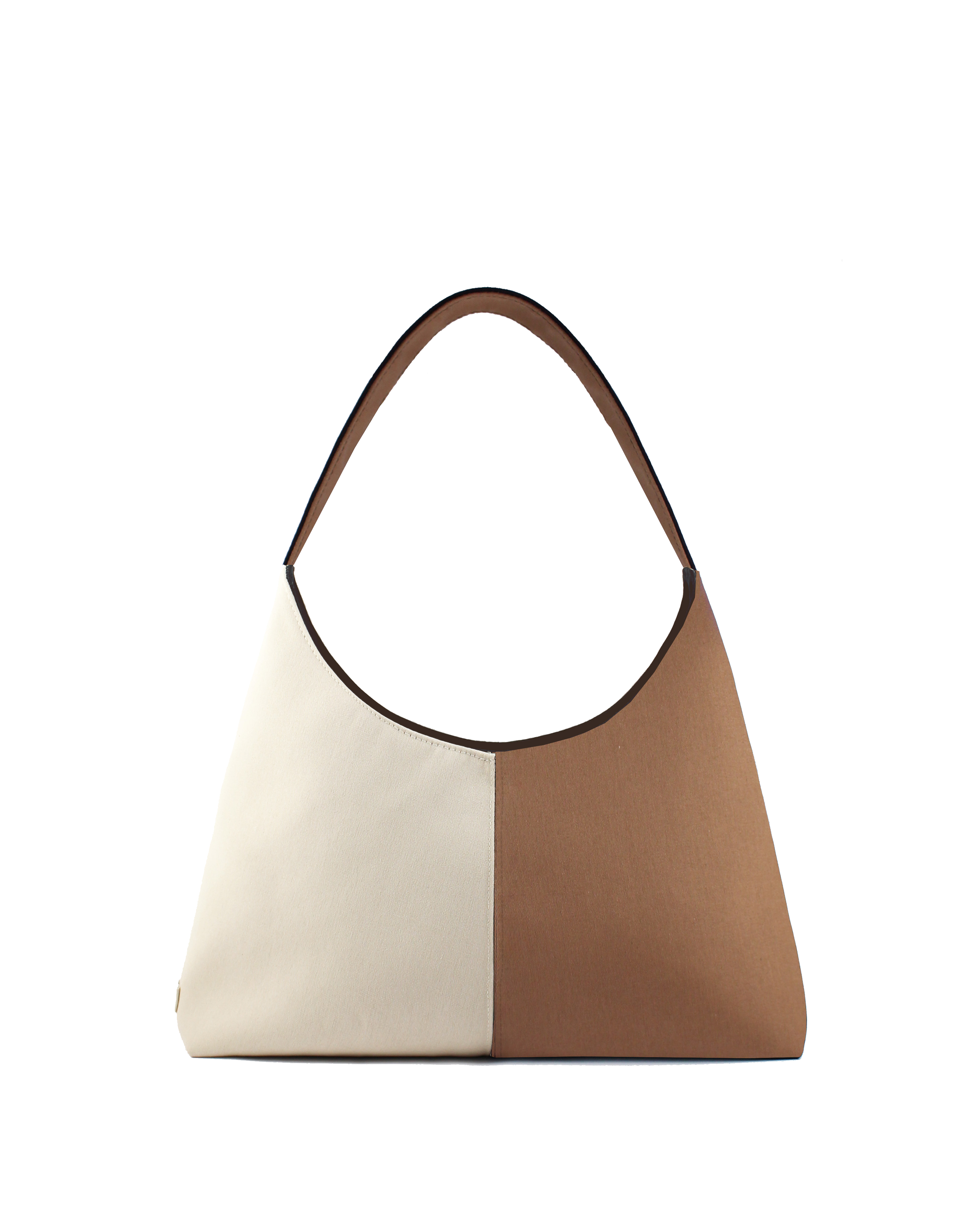 Reliée Studio - Wholesale Shoulder Bag - Women's - Bicolor moon bag - Maxi Bea4