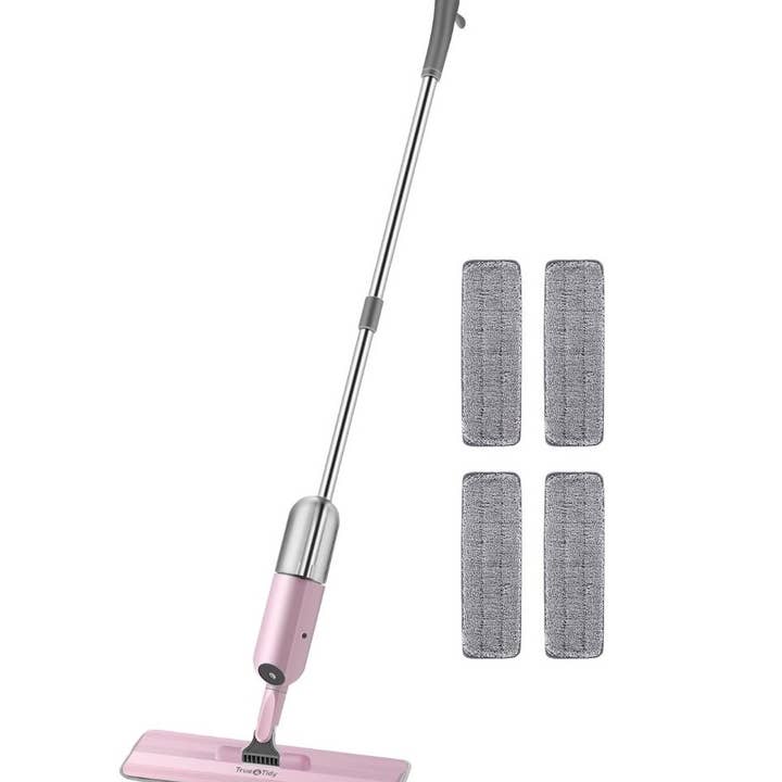 True & Tidy - Wholesale Mop - Spray Mop with Refillable Tank Deluxe Set