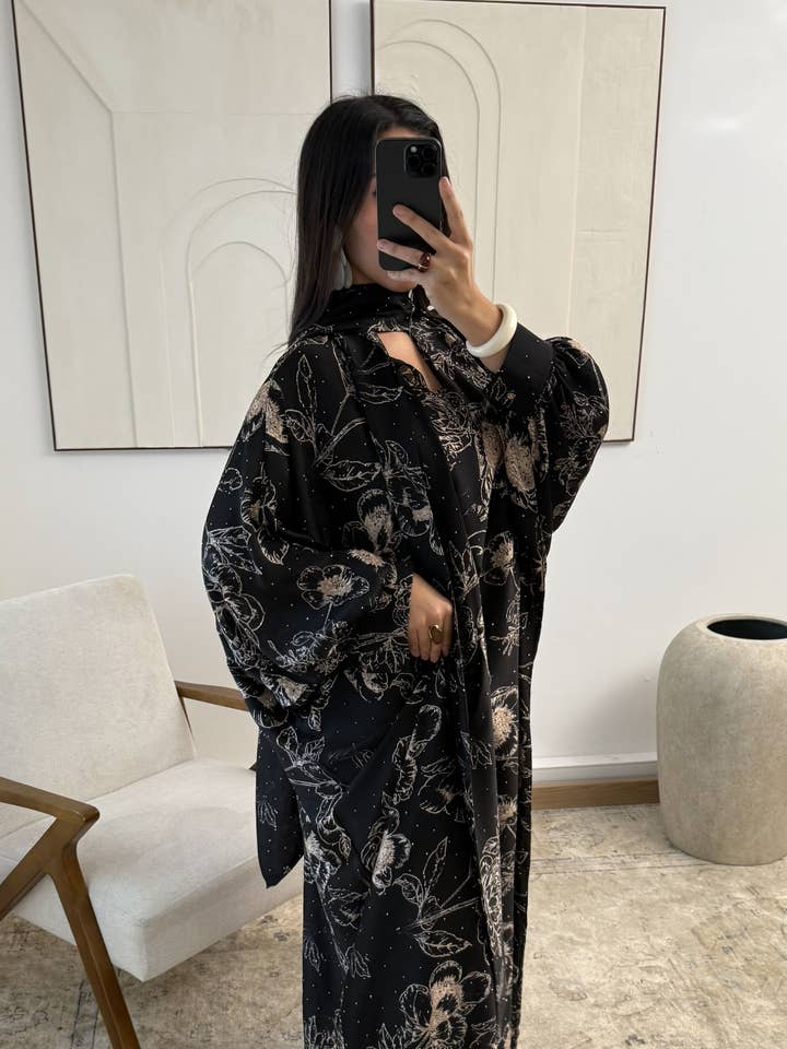 Luvéa Dress ABAYA X392-5 for wholesale by White Icy