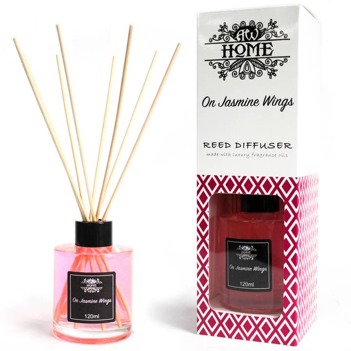 120ml Reed Diffuser - On Jasmine Wings for wholesale by Ancient Wisdom