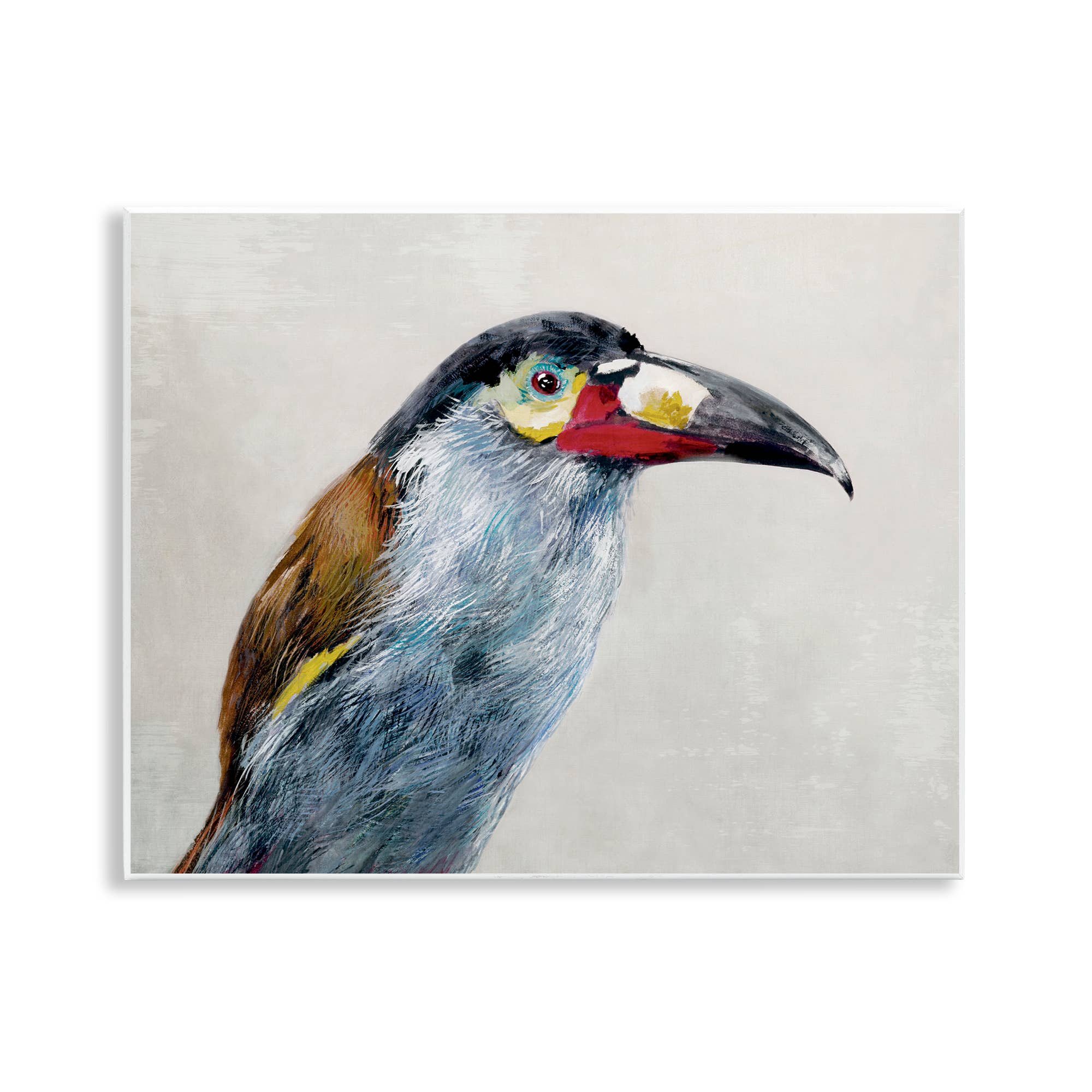 Stupell Industries – wholesale Wall sign – Black Billed Mountain Toucan - Unframed Wall Art0