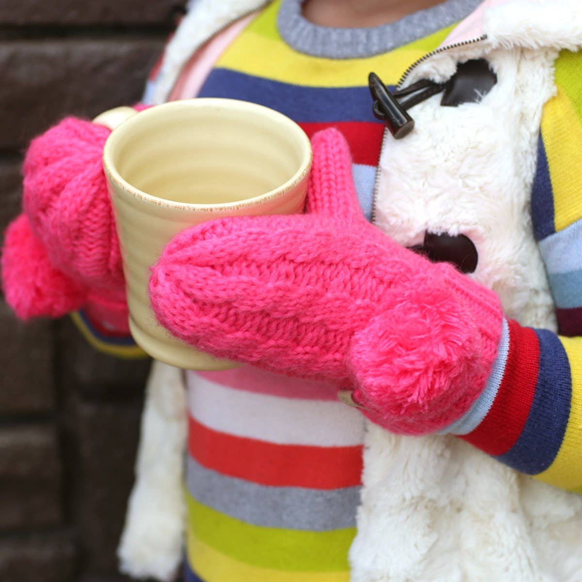 Truly Contagious – wholesale Mittens – Child – CC Kids Pom Mittens ( KIDS MT-24 )17