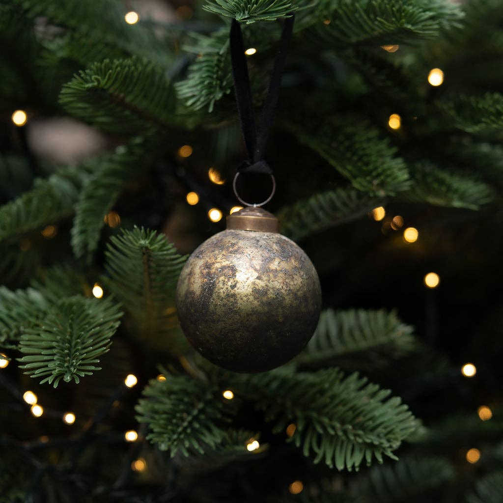 Bollywood Christmas - Vente Objets de décoration - Boule Patinée Kaitoke 2"2