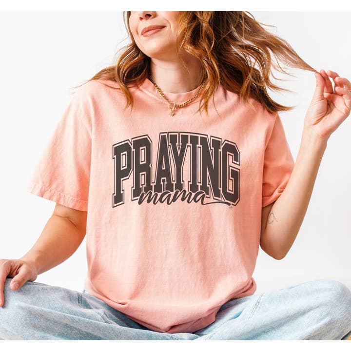 Praying Mama Christian Tee for wholesale by Never Lose Hope Designs