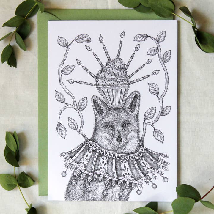 Cupcake King | Greeting Card for wholesale by Mackenzie Myrick Studio