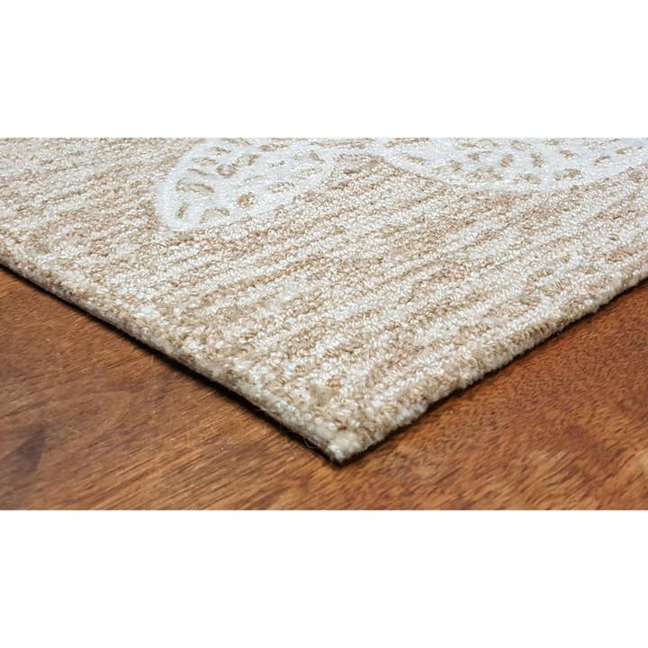 Capri Turtle Indoor/Outdoor Rug Neutral for wholesale on Faire