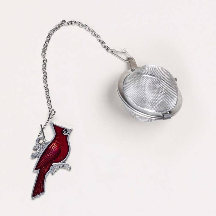 Infuseur à thé Cardinal pour la vente par Danforth Pewter