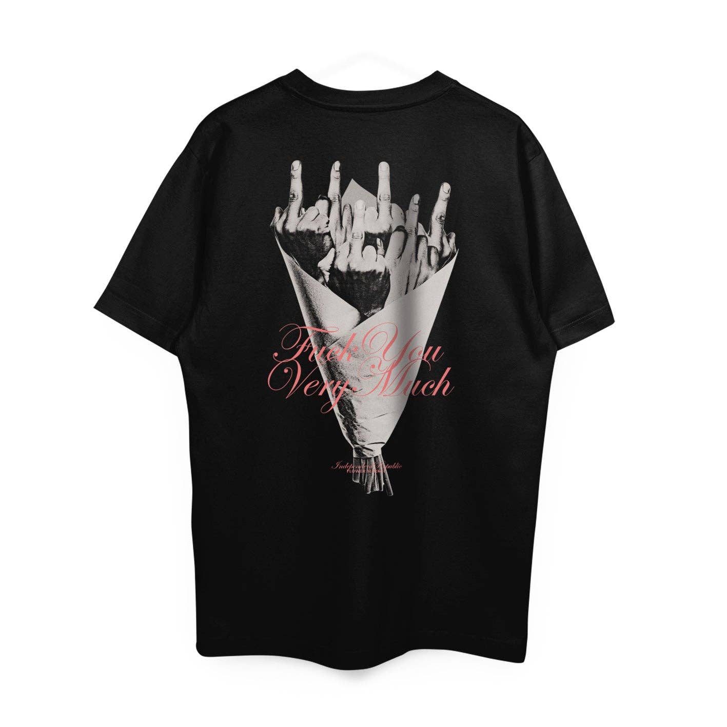 Independent Republic - Vendita all'ingrosso Maglietta serigrafata - Unisex - Flower Market © black t-shirt0