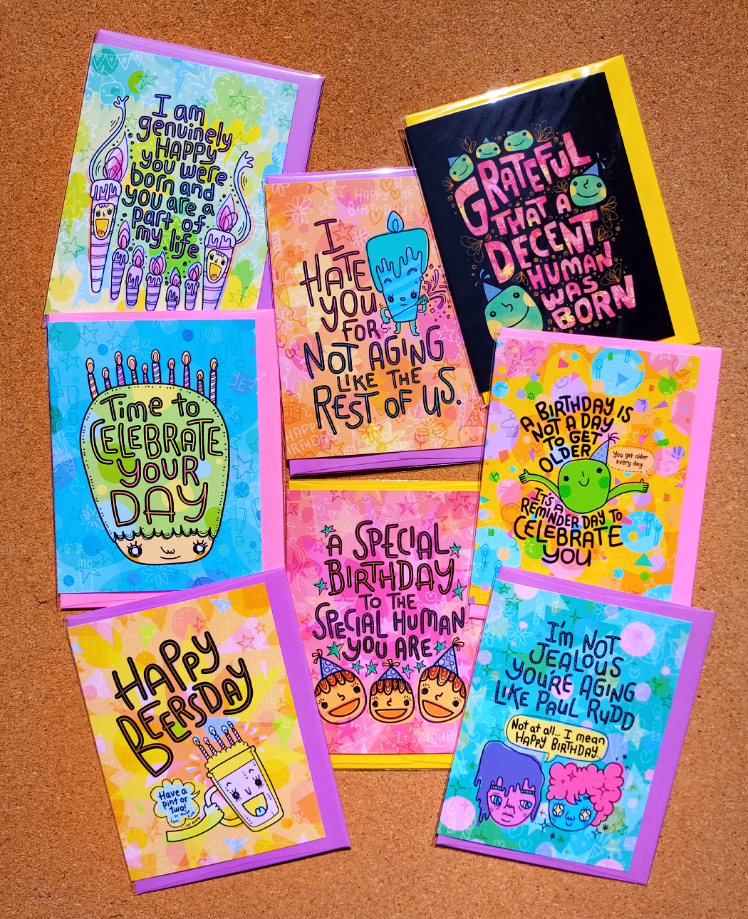 Chika Ando Illustration - Wholesale Birthday Card - Birthday Greeting Card - Food2