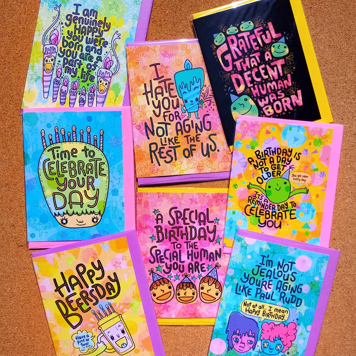 Chika Ando Illustration - Wholesale Birthday Card - Birthday Greeting Card - Food2