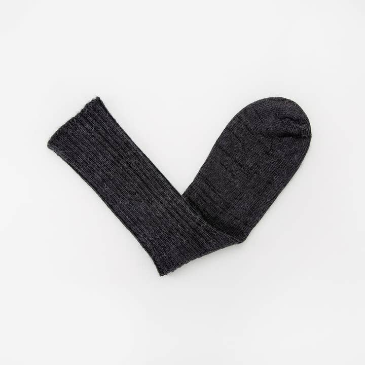 Pairs Scotland - Wholesale Socks - Unisex - Charcoal Black Mohair Socks