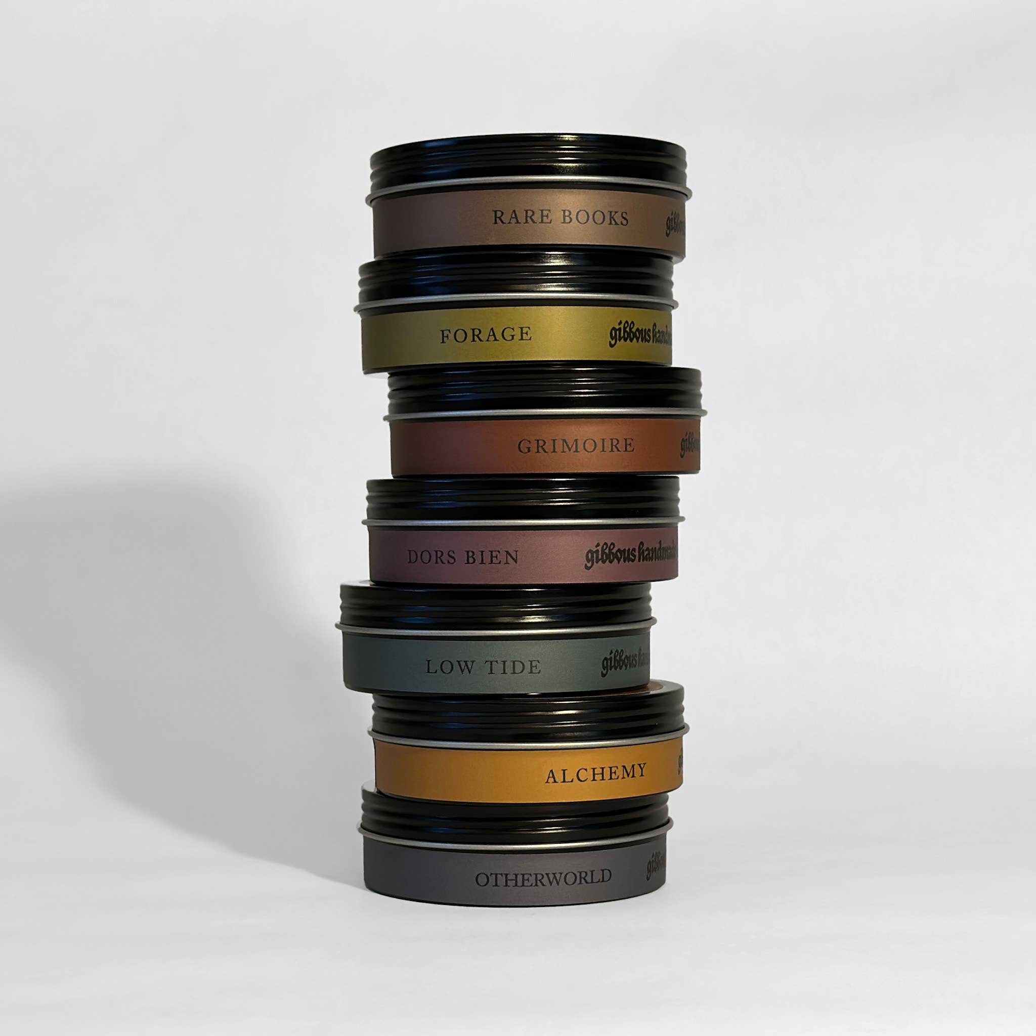 Gibbous Handmade - Wholesale Jar/Filled Candle - RARE BOOKS Candle | Leather, Paper, Waxed Wood + Incense4