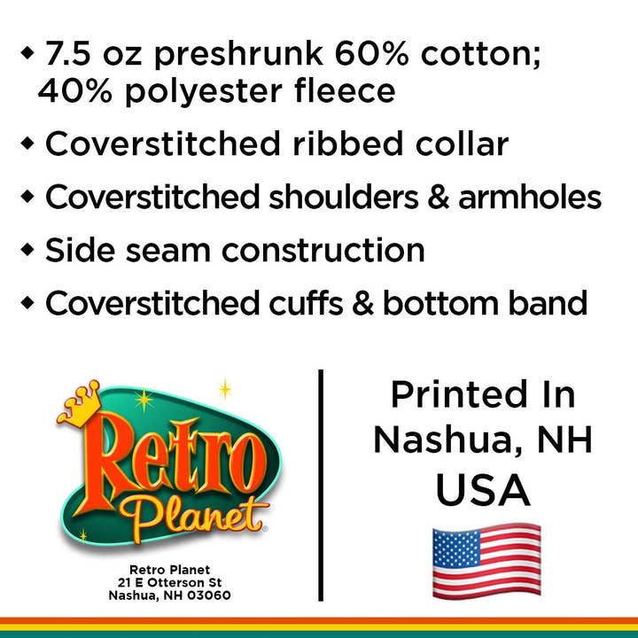 RetroPlanet – wholesale Sweatshirt - Kids – Vermont Whimsical Animals Toddler Unisex Sweatshirt 2T-5/65