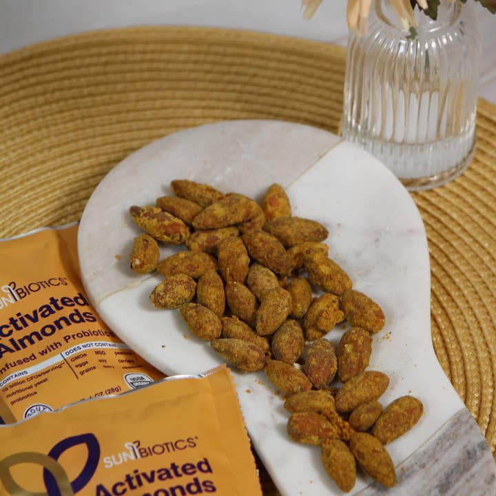 Windy City Organics - Venta al por mayor Frutos secos - Almendras activadas con probióticos, súper cursis, 1 onza