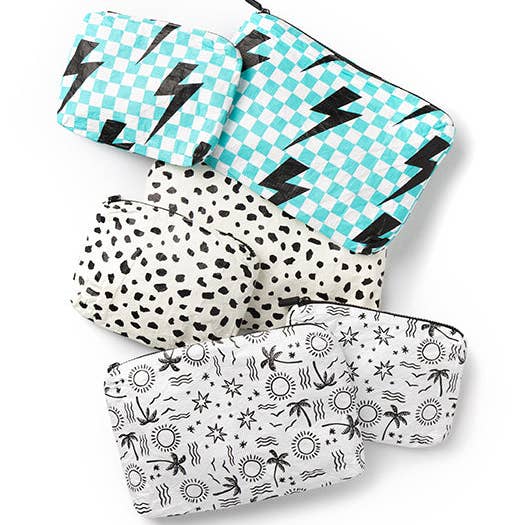 Local Beach Water Resistant Printed Pouch for wholesale by Local Beach