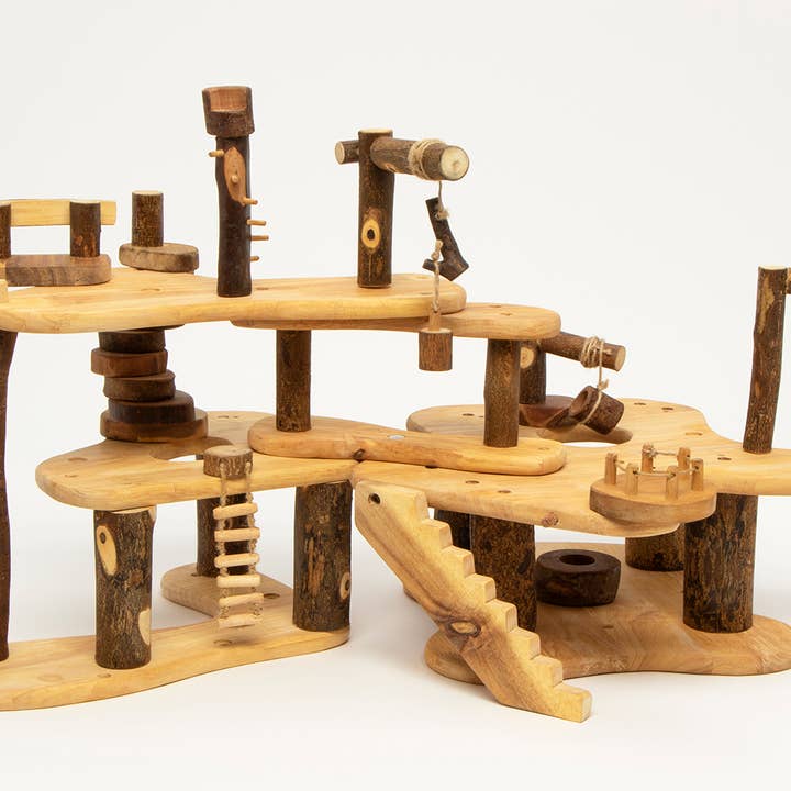 Tree Blocks - Wholesale Wood Toy - Kids - Build A Treehouse1