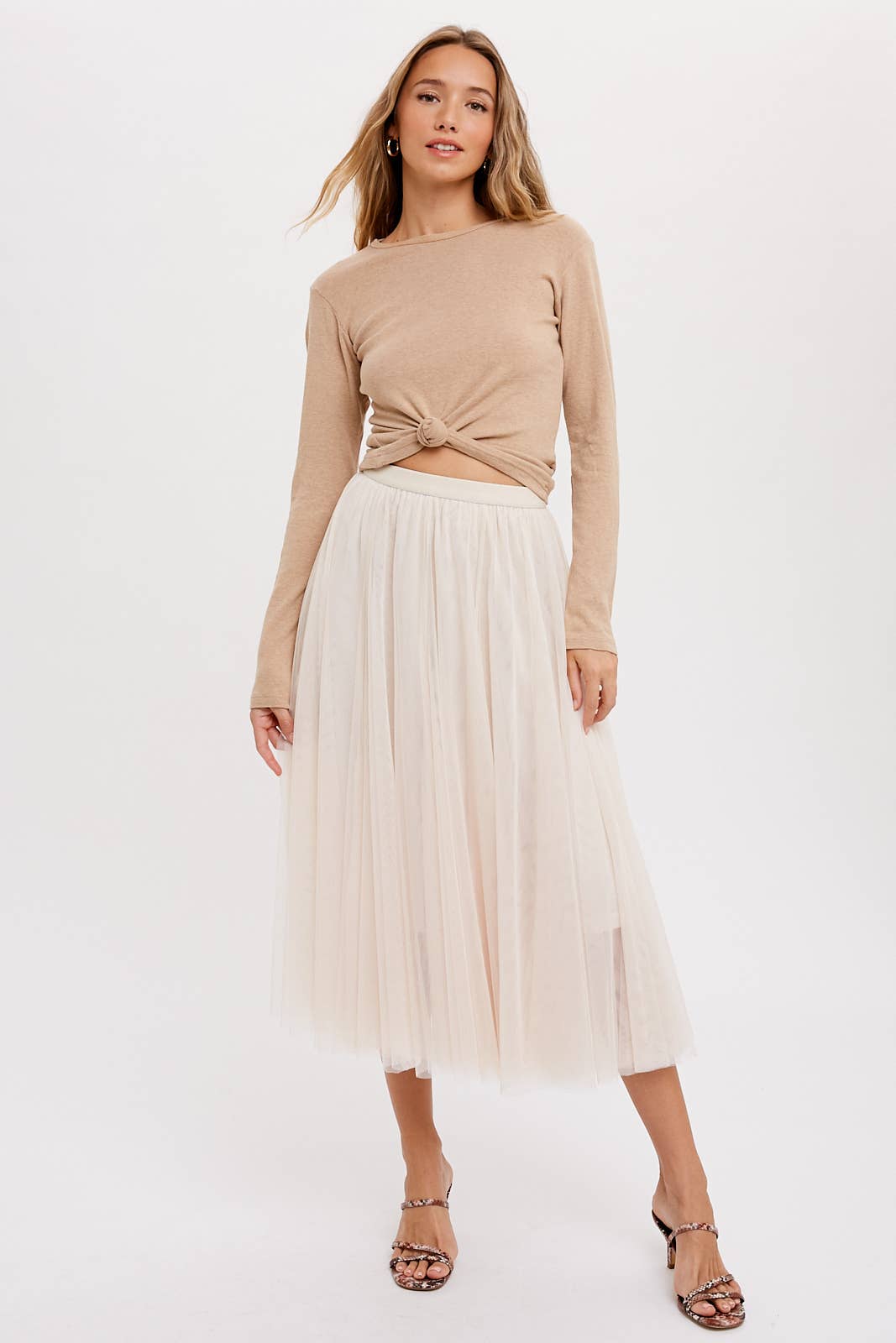 Bluivy - Wholesale Skirt - Women's - TULLE MIDI SKIRT59