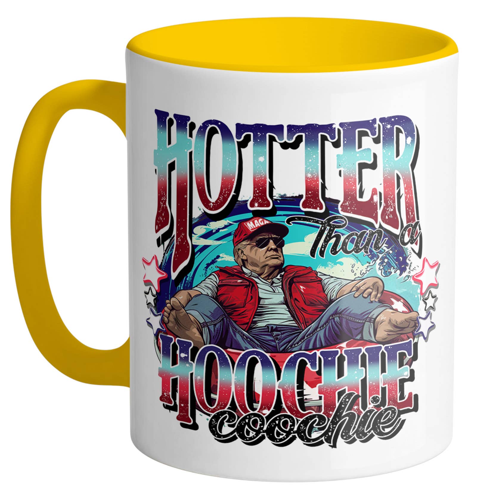 God And Glory Gifts - Wholesale Coffee Mug - Trump Hotter Than A Hoochie Ceramic Coffee Cup2