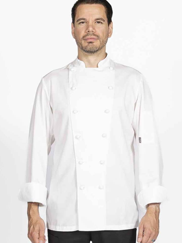 White Le Chef - Long Sleeve Luxe Jacket for wholesale on Faire0