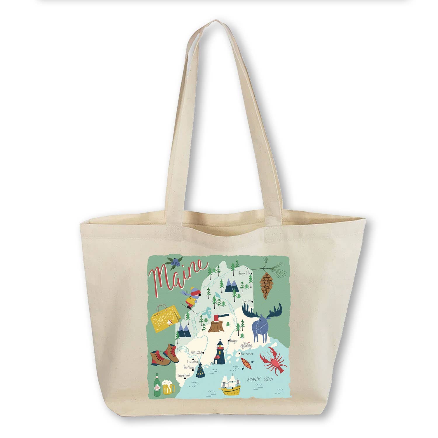 Works of Heart - Wholesale Tote Bag - Unisex - Home State Home: Canvas Totebag17