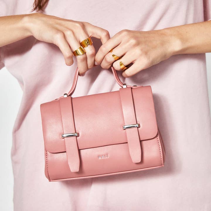 VICKY KLEINE SATCHEL-TASCHE ROSA - N62 für den Großhandel von NALI'