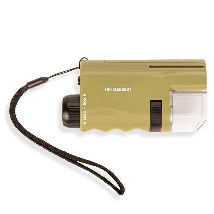 Kikkerland Design Inc - Wholesale Classic Toy - Kids - Huckleberry Pocket Microscope