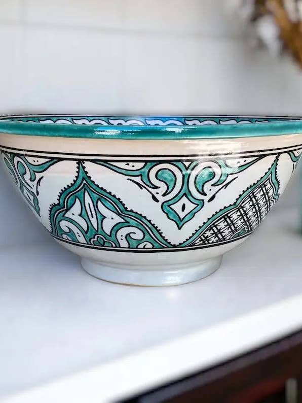 Évier de salle de bain et de cuisine - Fait main en argile marocaine for wholesale by Moroccan Sink