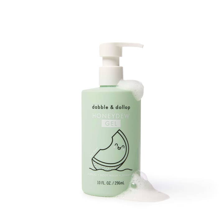 Dabble & Dollop® - Wholesale 2-in-1 Shampoo & Body Wash - Baby - Tear-Free Shampoo, Body Wash, & Bubbles - Honeydew Melon2