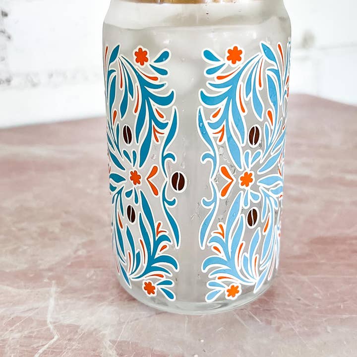 Forest Cove Home - Wholesale Drinking Glass/Cup - Death Before Decaf Color Change Can Glass