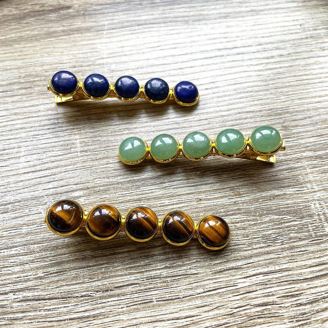 YSIE - Wholesale Hair Clip - Women's - Estelle natural stone clip5