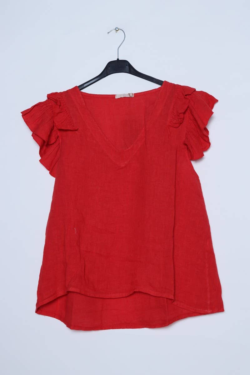 LÉA & LUC - Wholesale Blouse - Women's - 100% Linen Blouse REF. 1201934