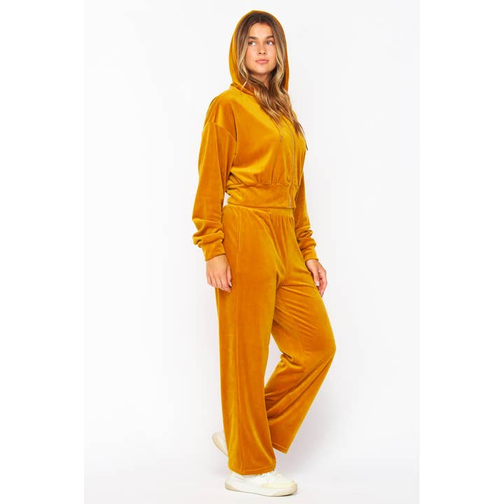 HiteJeans - Wholesale Lounge set – Women's - VELOUR ZIP UP HOODIE PANTS SET17