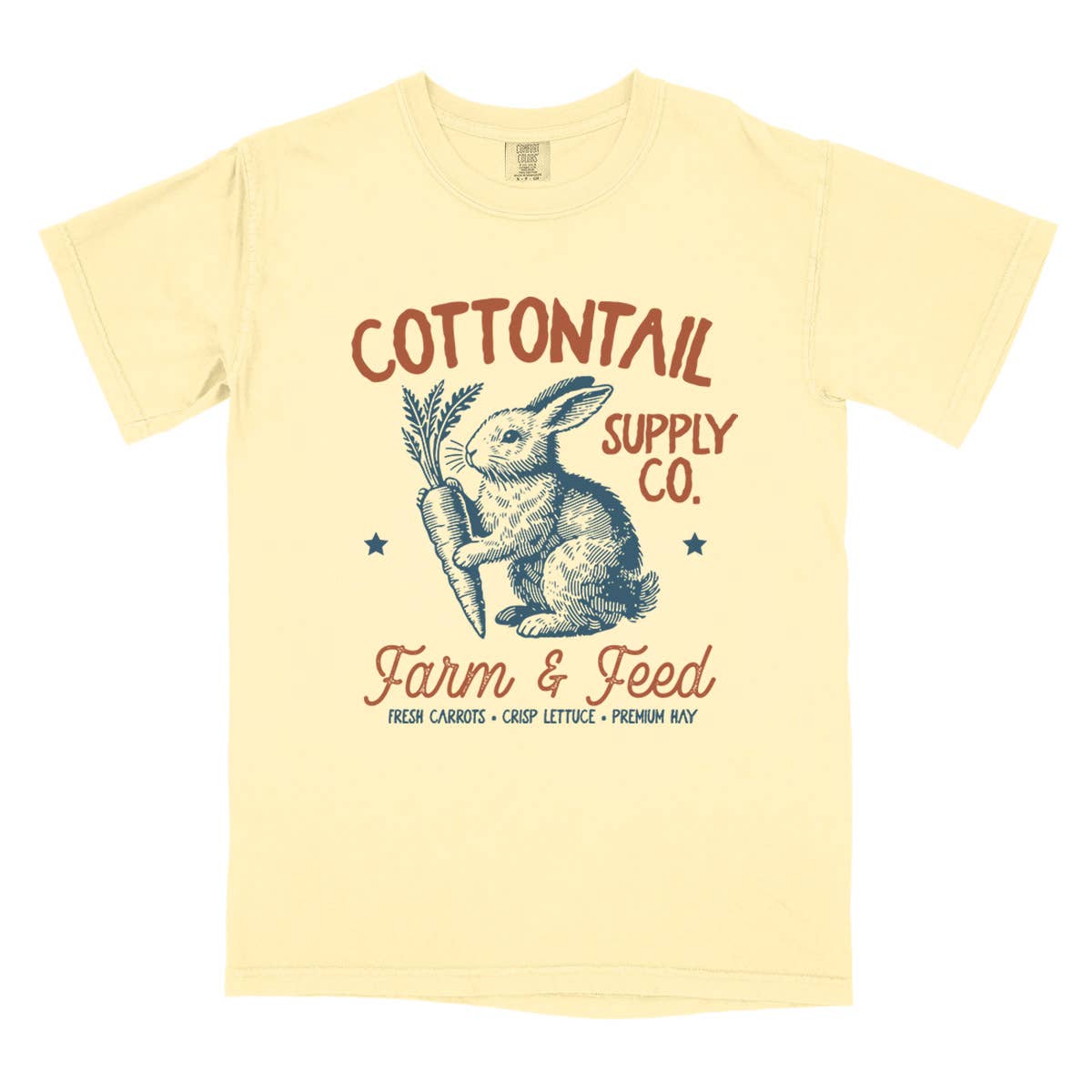 Untamed Country - Wholesale Screen Printed T-Shirt - Women's - Farm & Feed Vintage Farm Sign Comfort Colors Shirt4