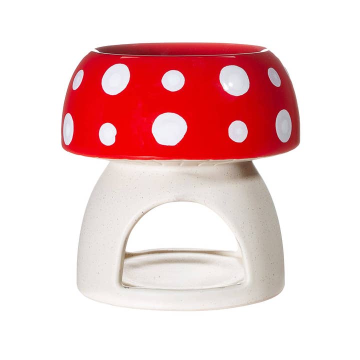 Sass & Belle Europe - Wholesale Oil Warmer - Red Mushroom Oil Burner2