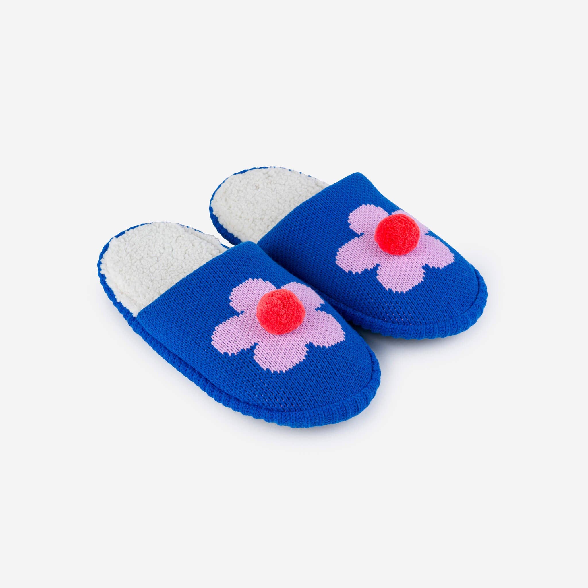 VERLOOP | knits – wholesale Tofflor - Unisex – Flower Pom Slide Tofflor2