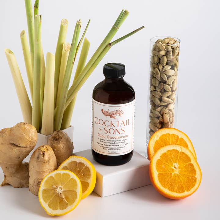 Cocktail & Sons – Großhandel Cocktailmischung/-sirup – Oleo Saccharum Cocktailsirup (8oz)