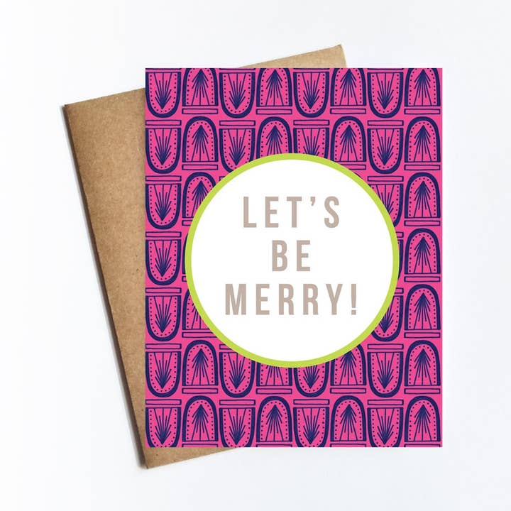 Låt oss vara glada kort för wholesale av Kate Moore Creative Studio