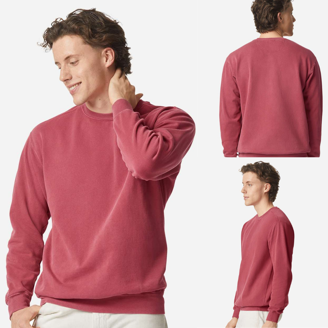 MYES BULK APPAREL - Wholesale Sweatshirt - Unisex - Comfort Colors Ring-Spun Cotton Blank Sweatshirt4