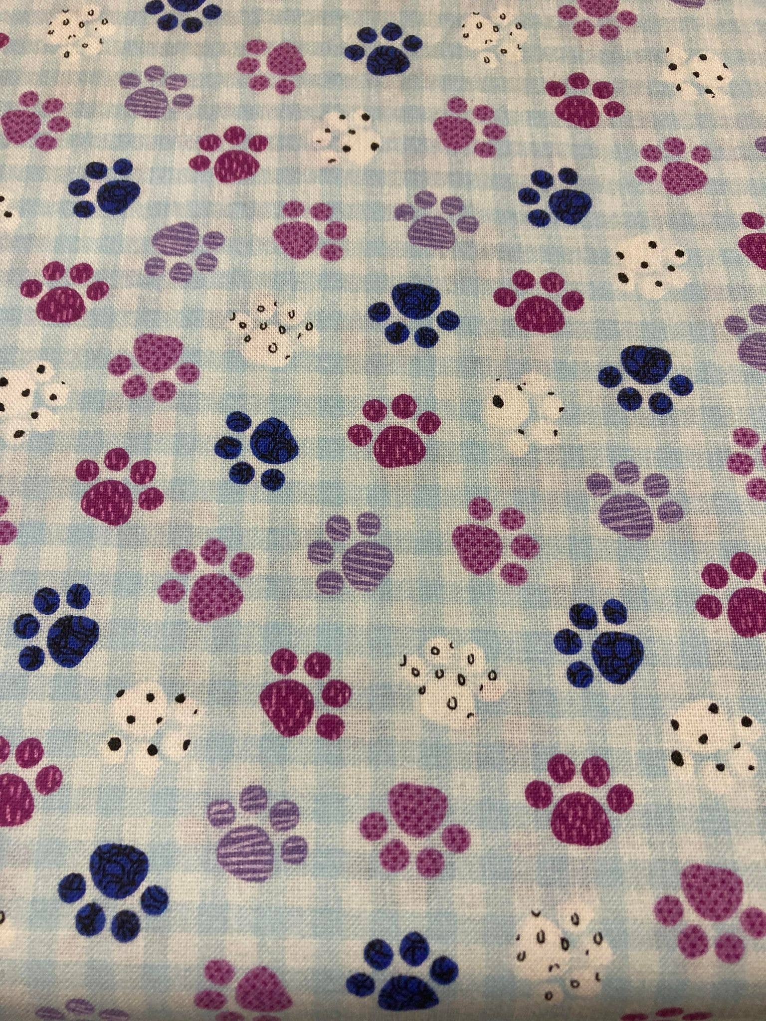 Jo's Pet Treats & Bandanas by Abab Enterprises, LLC - Wholesale Pet Bandana - Dog - Paw Print Tie-On Dog Bandana Retail-Ready21