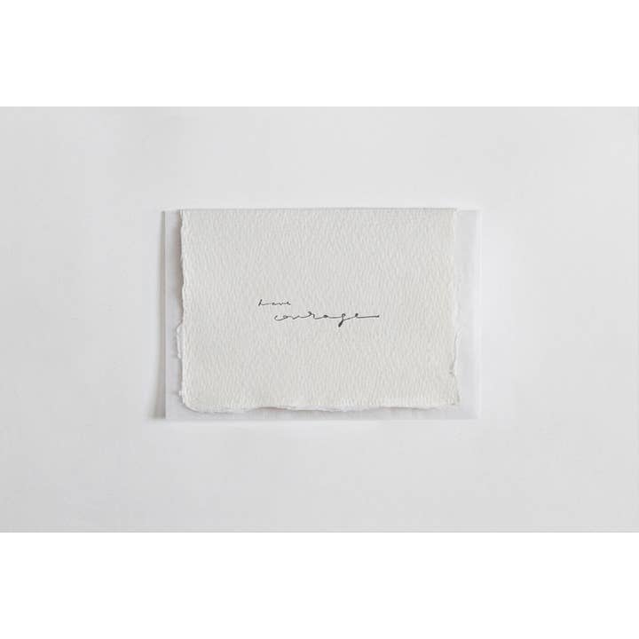 Mini-carte Hai Courage pour la vente par Belinda Love Lee Paperie